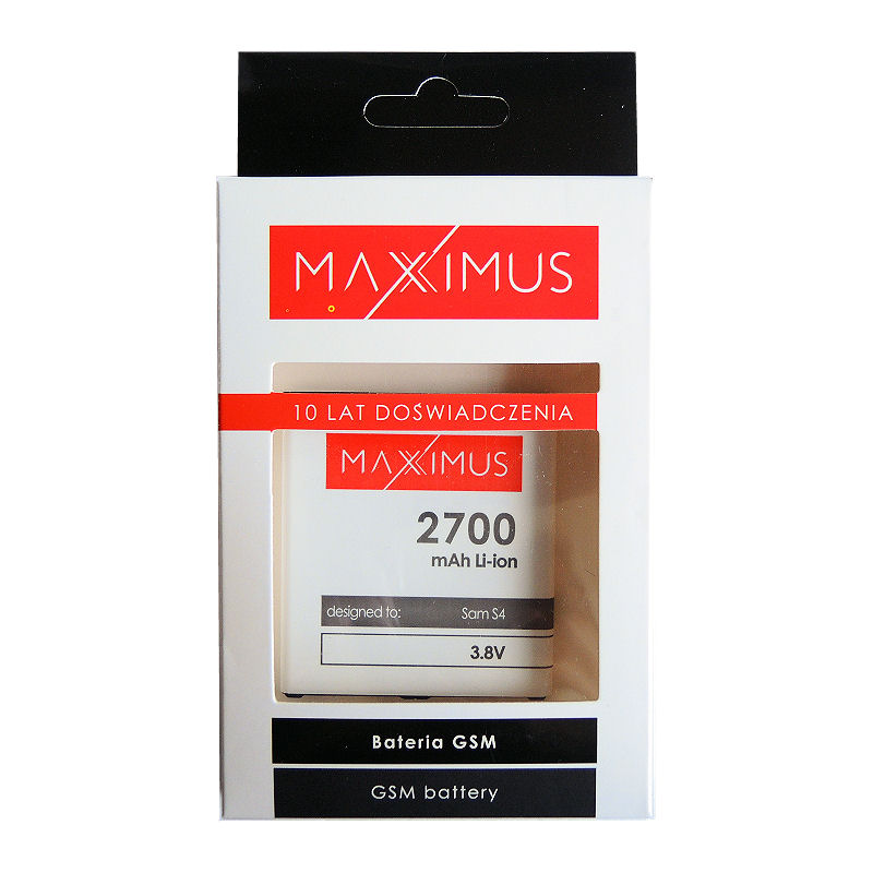 Bateria MAXXIMUS Samsung i9500 S4 2700 mAh EB-B600BC