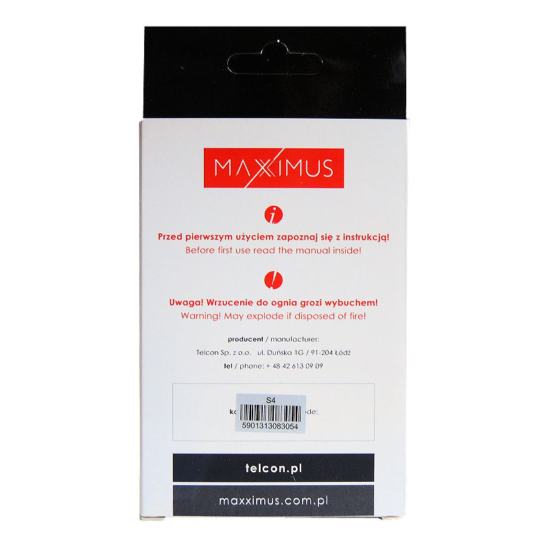 Bateria MAXXIMUS Samsung i9500 S4 2700 mAh EB-B600BC