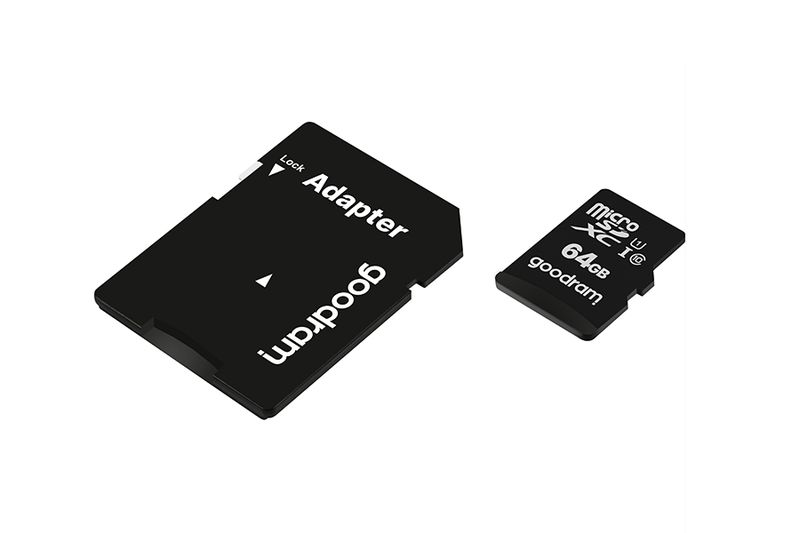 Karta MicroSD UHS I 64GB GOODRAM + Ad CL10 UHS + adapter