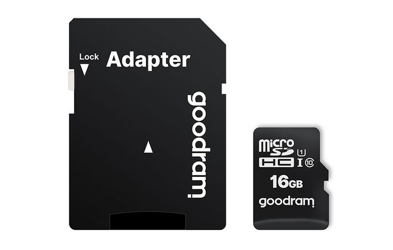 Karta MicroSD UHS I 16GB GOODRAM +Ad CL10 UHS-I