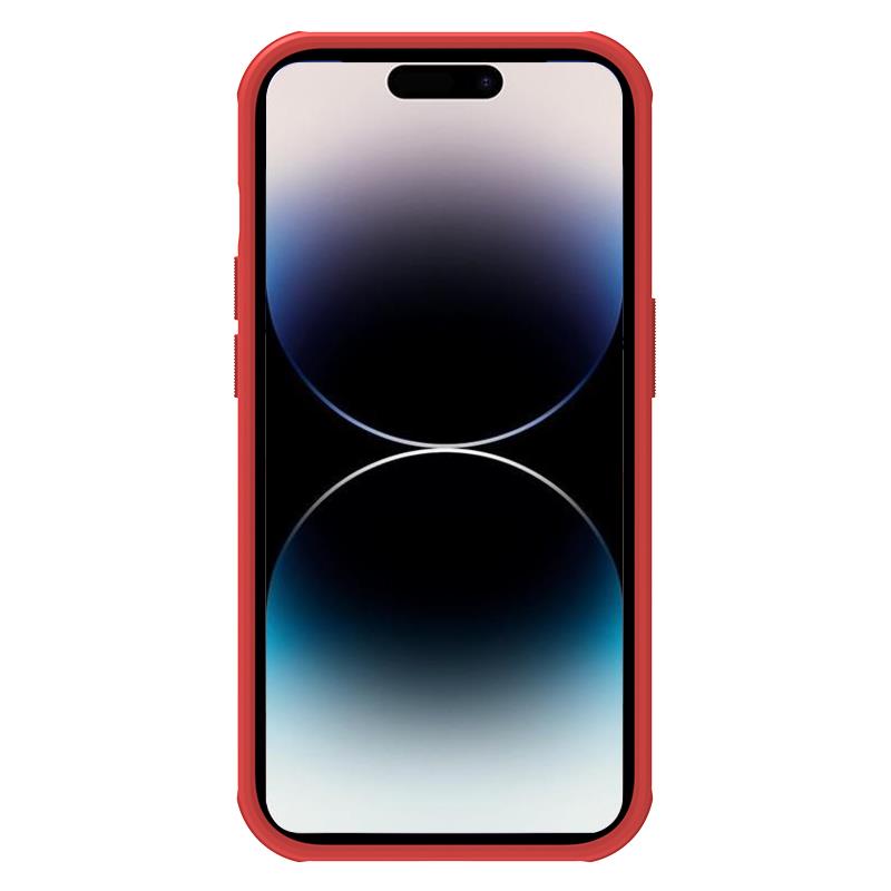 NILLKIN super frosted shield PRO IPHONE 14 PRO RED / CZERWONY