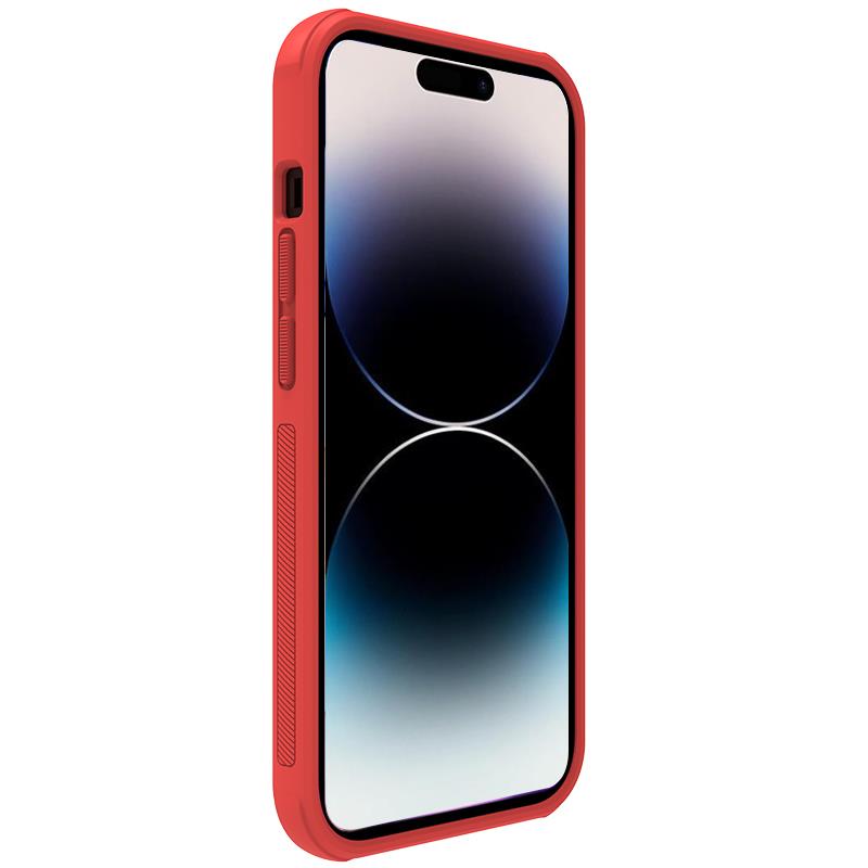 NILLKIN super frosted shield PRO IPHONE 14 PRO RED / CZERWONY