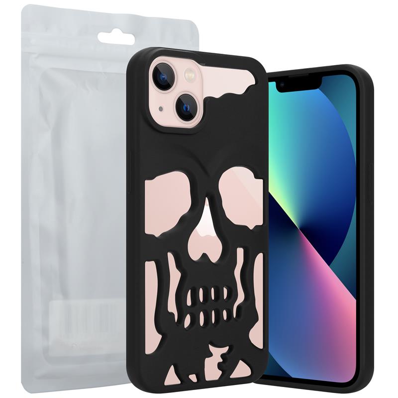 ETUI SKULL IPHONE 13 MATT BLACK / CZARNY
