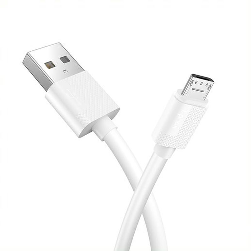 Ładowarka sieciowa T-PHOX MINI-EU MICRO USB WHITE 1.2M 2.4A