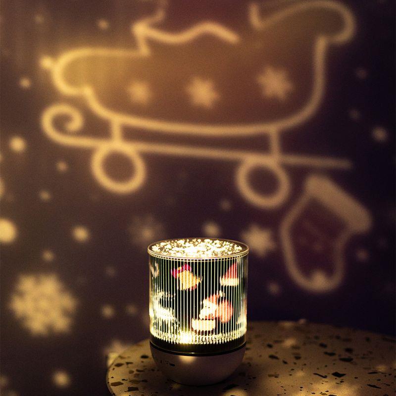 LAMPKA NOCNA Z PROJEKTOREM 3 KOLORY ŚWIATŁA