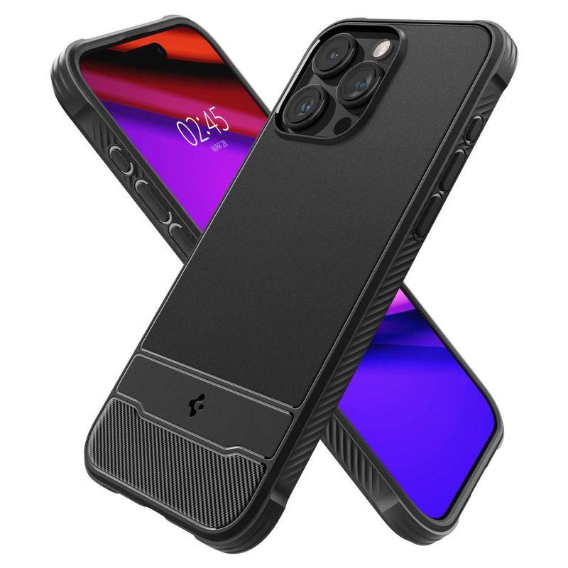 SPIGEN RUGGED ARMOR MAGFIT IPHONE 15 PRO MAX MATTE BLACK