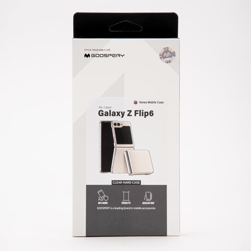 Mercury Hard PC Case Samsung Z Flip6 / Z FLIP7 FE, CLEAR / PRZEŹROCZYSTY