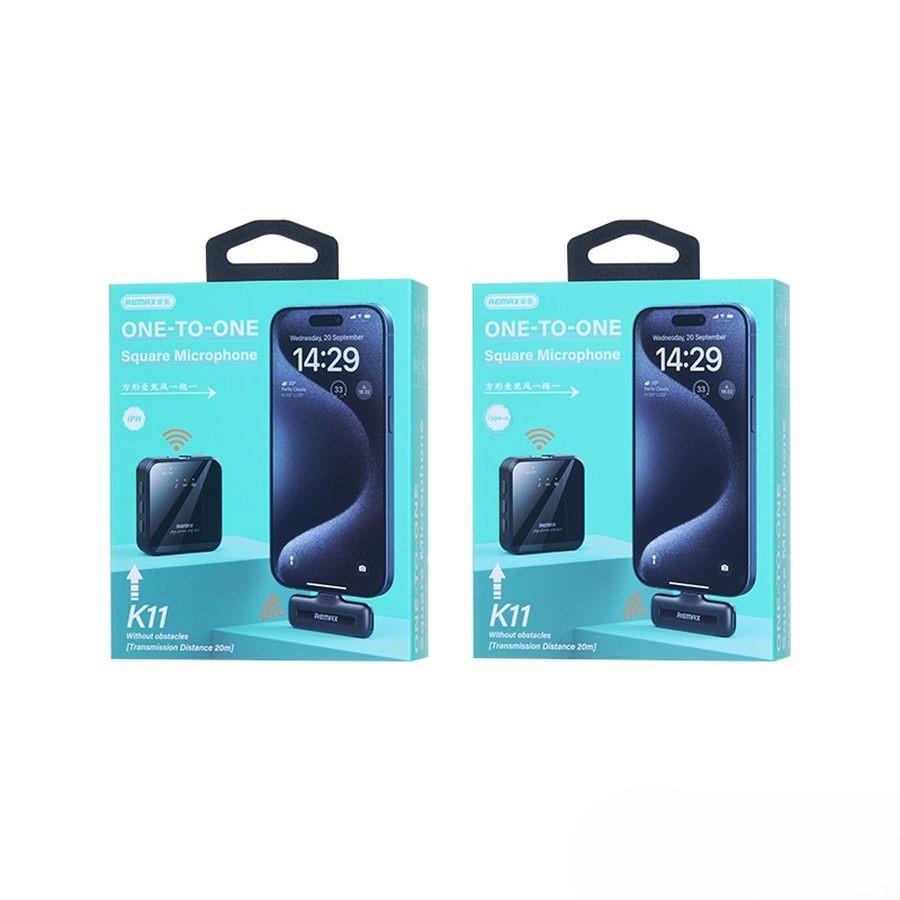 MIKROFON REMAX K11 NA KLIPSIE USB-C BLACK