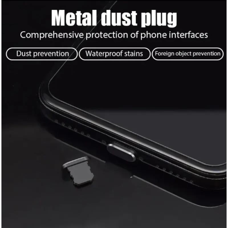 Czyścik gniazda ładowania Type-C + zaślepka (2szt), WHITE BIAŁY