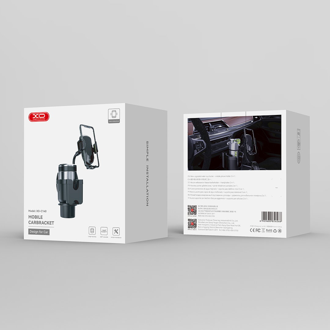 XO UCHWYT SAM. C140 DO UCHWYTU KUBKA CZARNY