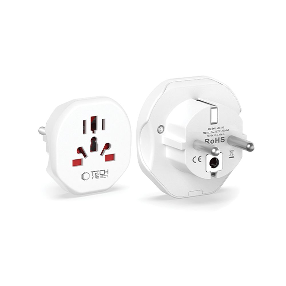 TECH-PROTECT ładowarka sieciowa UNIVERSAL TRAVEL ADAPTER