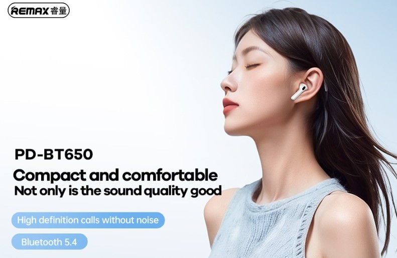 Słuchawki Bluetooth REMAX TWS PD-BT650 PRODA Bluetooth 5.4 WHITE